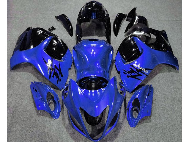 Gloss Blue and Black Suzuki GSXR 1300 Fairings 2008-2019 Gloss Blue and Black Suzuki GSXR 1300 Fairings 2008-2019