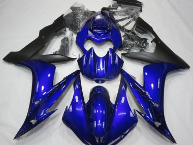 Gloss Blue & Black Yamaha R1 Fairings 2004-2006