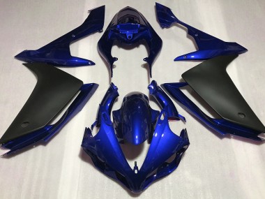 Gloss Blue & Black Yamaha R1 Fairings 2007-2008