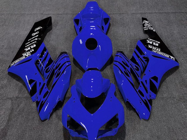 Gloss Blue Flame Honda CBR1000RR Fairings 2004-2005 Gloss Blue Flame Honda CBR1000RR Fairings 2004-2005