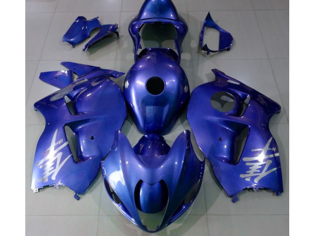 Gloss Blue & Silver Logo Suzuki GSXR 1300 Fairings 1997-2007 Gloss Blue & Silver Logo Suzuki GSXR 1300 Fairings 1997-2007