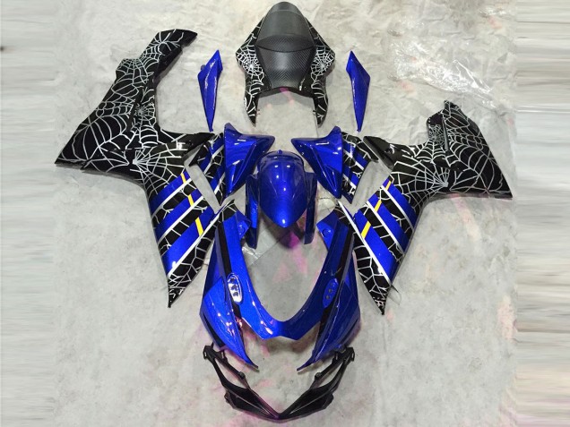 Gloss Blue Spider Suzuki GSXR 600-750 Fairings 2011-2020 Gloss Blue Spider Suzuki GSXR 600-750 Fairings 2011-2020