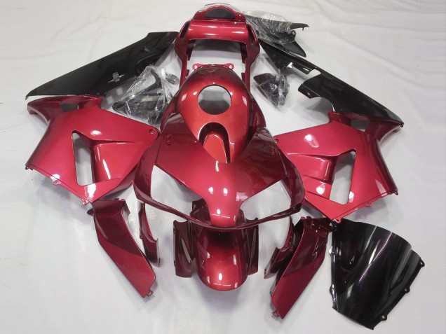 Gloss Candy Red Honda CBR600RR Fairings 2003-2004 Gloss Candy Red Honda CBR600RR Fairings 2003-2004