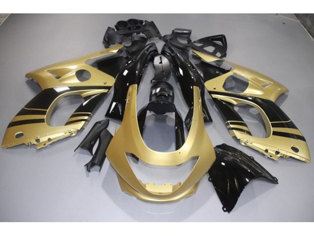 Gloss Gold and Black Yamaha YZF600 Fairings 1998-2007 Gloss Gold and Black Yamaha YZF600 Fairings 1998-2007