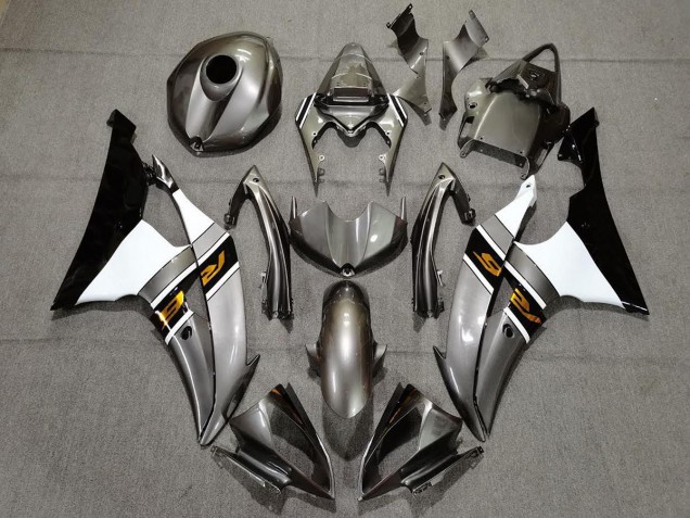 Gloss Gray & Bronze Yamaha R6 Fairings 2008-2016 Gloss Gray & Bronze Yamaha R6 Fairings 2008-2016