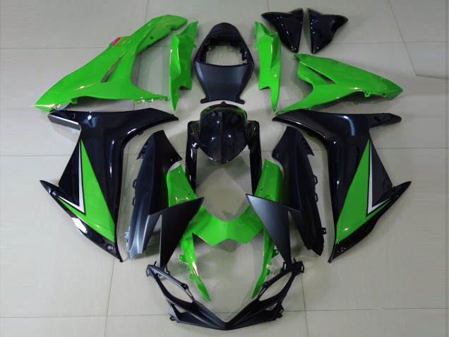 Gloss Green and Black Suzuki GSXR 600-750 Fairings 2011-2020 Gloss Green and Black Suzuki GSXR 600-750 Fairings 2011-2020