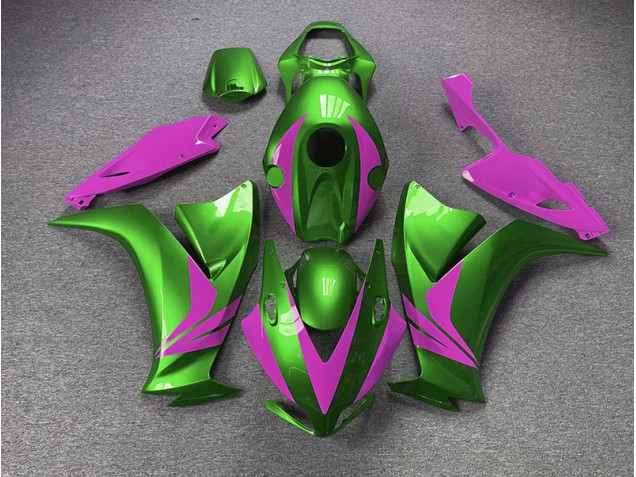 Gloss Green and Pink Honda CBR1000RR Fairings 2012-2016