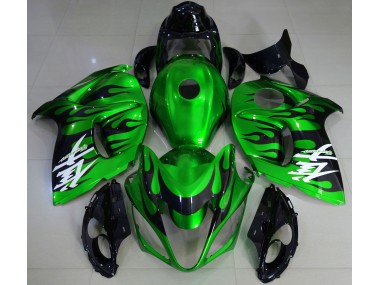 Gloss Green & Black Suzuki GSXR 1300 Fairings 2008-2019