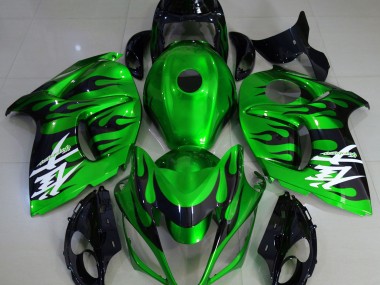 Gloss Green & Black Suzuki GSXR 1300 Fairings 2008-2019