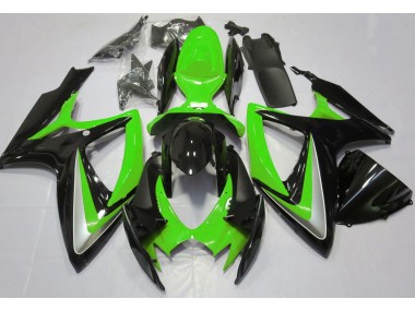 Gloss Green Debadged Suzuki GSXR 600-750 Fairings 2006-2007