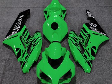 Gloss Green Flame Honda CBR1000RR Fairings 2004-2005