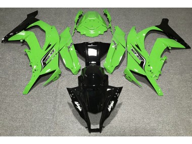 Gloss Green & Logos Kawasaki ZX10R Fairings 2011-2015