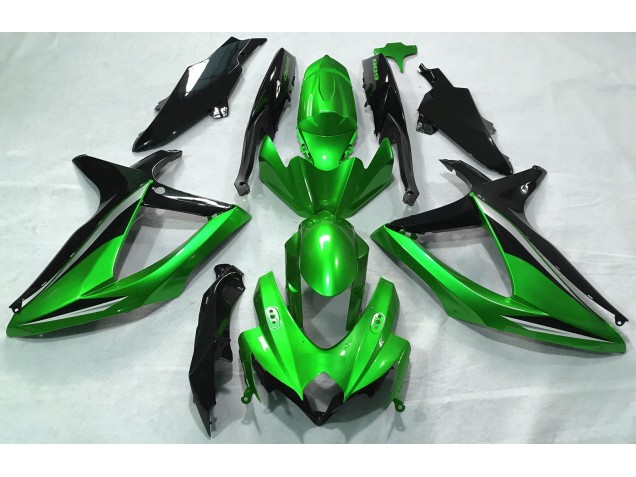 Gloss Green Suzuki GSXR 600-750 Fairings 2008-2010 Gloss Green Suzuki GSXR 600-750 Fairings 2008-2010