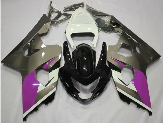 Gloss Grey Suzuki GSXR 600-750 Fairings 2004-2005 Gloss Grey Suzuki GSXR 600-750 Fairings 2004-2005
