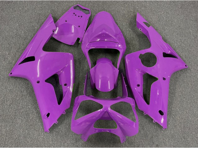 Gloss Magenta Plain Kawasaki ZX6R Fairings 2003-2004 Gloss Magenta Plain Kawasaki ZX6R Fairings 2003-2004