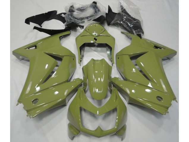 Gloss Olive Kawasaki Ninja 250 Fairings 2008-2013