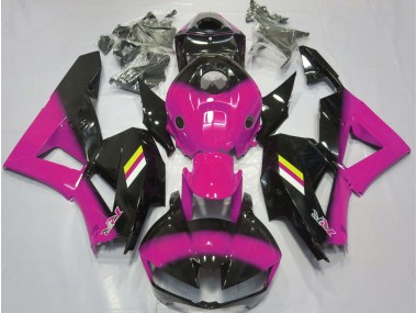 Gloss Pink and Black Fade Honda CBR600RR Fairings 2013-2020