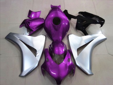 Gloss Pink and Silver Honda CBR1000RR Fairings 2008-2011