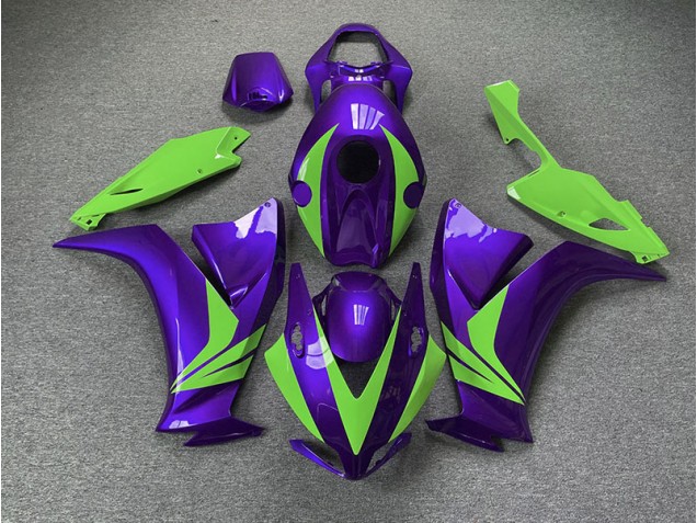 Gloss Purple and Green Honda CBR1000RR Fairings 2012-2016 Gloss Purple and Green Honda CBR1000RR Fairings 2012-2016