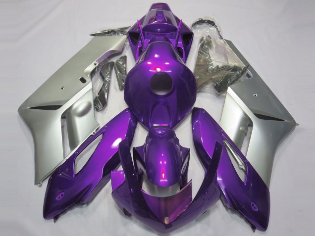 Gloss Purple and Silver Honda CBR1000RR Fairings 2004-2005