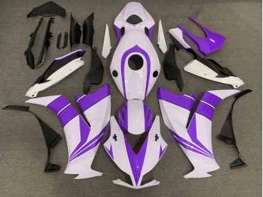 Gloss Purple and White Honda CBR1000RR Fairings 2012-2016