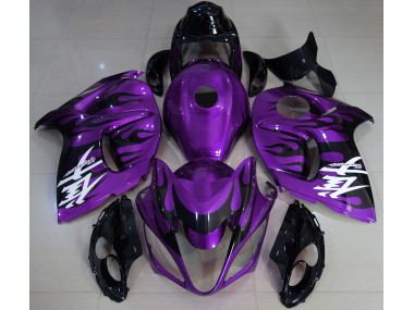 Gloss Purple & Black Suzuki GSXR 1300 Fairings 2008-2019