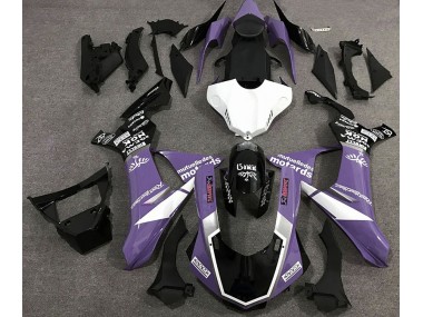 Gloss Purple Logo Style Yamaha R1 Fairings 2015-2019