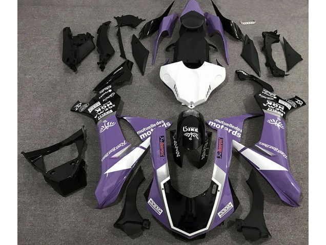 Gloss Purple Logo Style Yamaha R1 Fairings 2015-2019 Gloss Purple Logo Style Yamaha R1 Fairings 2015-2019