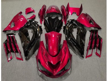 Gloss Red and Black Kawasaki ZX14R Fairings 2012-2019