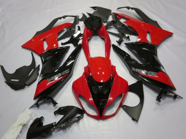 Gloss Red and Black Kawasaki ZX6R Fairings 2009-2012