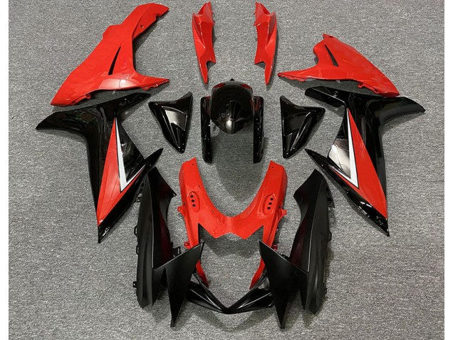 Gloss Red and Black Suzuki GSXR 600-750 Fairings 2011-2020 Gloss Red and Black Suzuki GSXR 600-750 Fairings 2011-2020