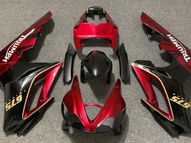 Gloss Red and Black Triumph Daytona 675 Fairings 2009-2012