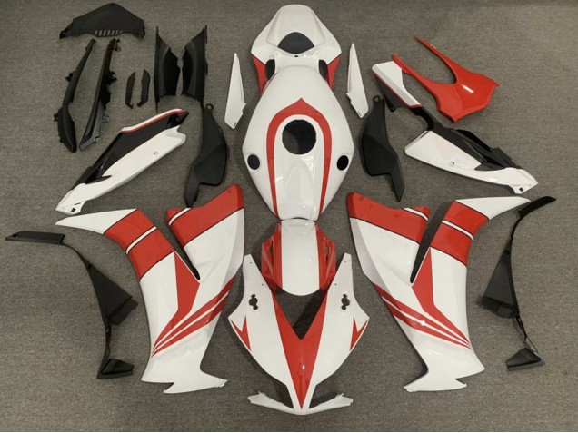 Gloss Red and White Honda CBR1000RR Fairings 2012-2016 Gloss Red and White Honda CBR1000RR Fairings 2012-2016