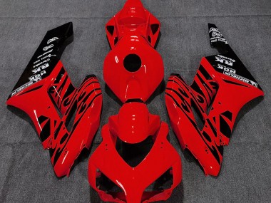 Gloss Red Flame Honda CBR1000RR Fairings 2004-2005