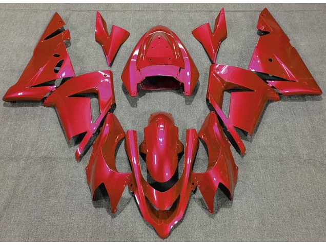 Gloss Red Kawasaki ZX10R Fairings 2004-2005 Gloss Red Kawasaki ZX10R Fairings 2004-2005