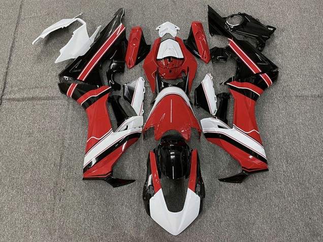 Gloss Red White and Black Honda CBR1000RR Fairings 2017-2019 Gloss Red White and Black Honda CBR1000RR Fairings 2017-2019