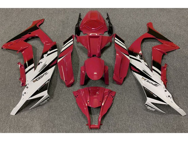 Gloss Red & White Kawasaki ZX10R Fairings 2011-2015 Gloss Red & White Kawasaki ZX10R Fairings 2011-2015
