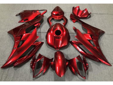 Gloss Red Yamaha R6 Fairings 2006-2007