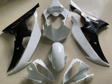 Gloss White and Black & Gold Yamaha R6 Fairings 2008-2016