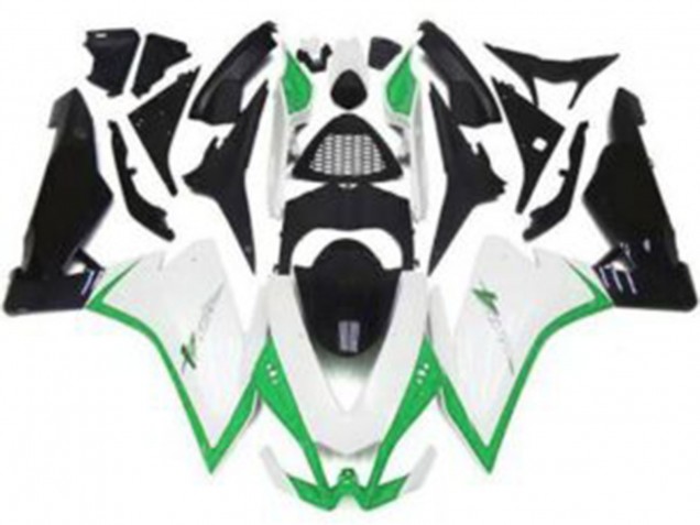Gloss White & Green Aprilia RSV4 1000 Fairings 2010-2015 Gloss White & Green Aprilia RSV4 1000 Fairings 2010-2015