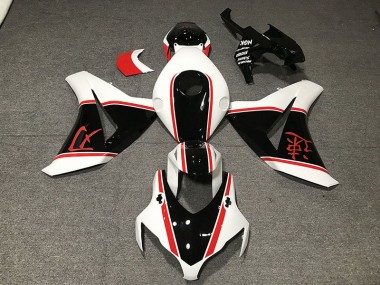 Gloss White Red and Black Honda CBR1000RR Fairings 2008-2011