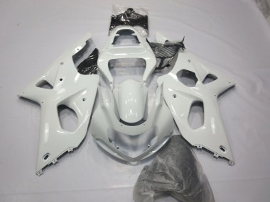 Gloss White Suzuki GSXR 1000 Fairings 2000-2002