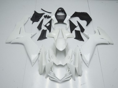 Gloss White Suzuki GSXR 1000 Fairings 2009-2016