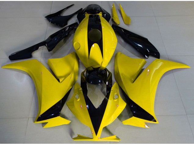 Gloss Yellow and Black Honda CBR1000RR Fairings 2012-2016 Gloss Yellow and Black Honda CBR1000RR Fairings 2012-2016