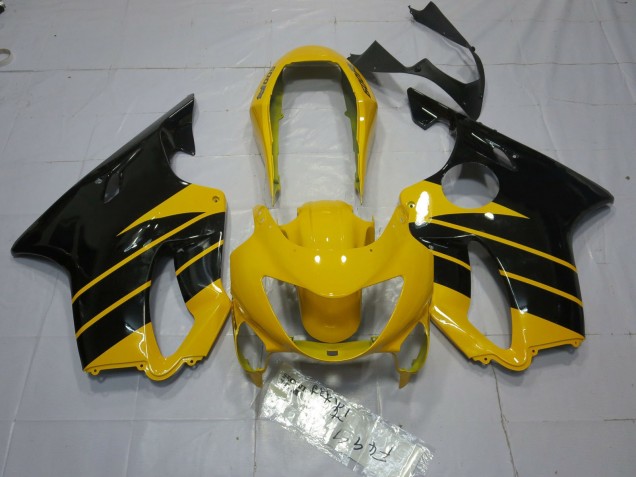 Gloss Yellow and Black Honda CBR600 F4 Fairings 1999-2000 Gloss Yellow and Black Honda CBR600 F4 Fairings 1999-2000