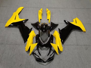 Gloss Yellow and Black Suzuki GSXR 600-750 Fairings 2011-2020