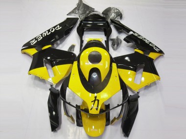 Gloss Yellow Power Honda CBR600RR Fairings 2003-2004