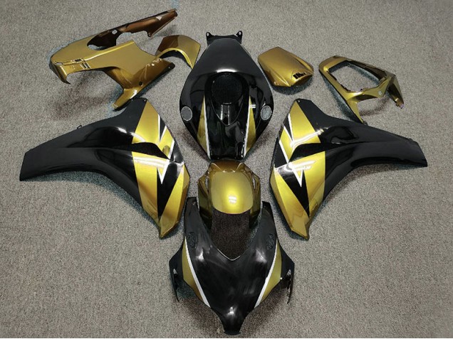 Gold and Black Honda CBR1000RR Fairings 2008-2011 Gold and Black Honda CBR1000RR Fairings 2008-2011