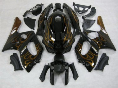 Gold Flame Gloss Yamaha YZF600 Fairings 1998-2007