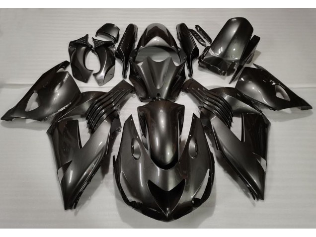 Graphite Kawasaki ZX14R Fairings 2006-2011 Graphite Kawasaki ZX14R Fairings 2006-2011